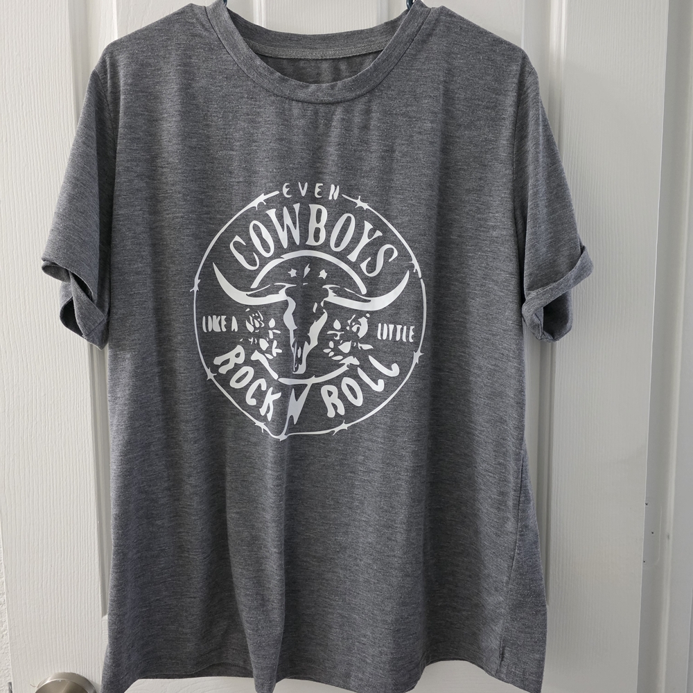 Gray Graphic T-Shirt